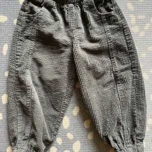 Zara Kids Olive Corduroy Joggers